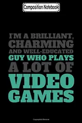 Composition Notebook: Funny gaming for geeks and gamers Journal Notebook Blank Lined Ruled 6x9 100 Pages