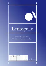 Lentopallo Lentopallon muistikirja - Ottelutilastot & taktinen analyysi - A4-koko (Finnish Edition)