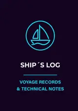 Ship’s Log: Sailing Logbook for Yacht Owners and Skippers: Voyage Records, Crew Details & Technical Notes