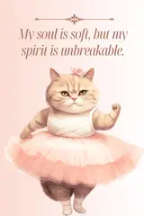 Darling Cat Ballerina: A Motivational Journal/Notebook: Unleash Your Creativity with a Dash of Whimsy! Explore the Full Collection!