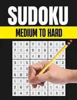 SUDOKU PUZZLES BOOK FOR ADULTS: Medium to Hard with Full Solutions | Suduko Books for Adults