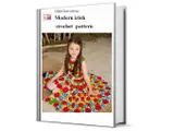 Bright dress for girls crochet pattern (Modern Irish Crochet Lace Pattern) (English Edition)