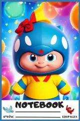 Cartoon character notebook for kids: Notebook for girls | composition notebook | teacher notebook baixar o livro de graça