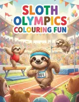 Sloth Olympics: Colouring Fun