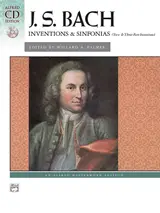 Bach -- Inventions & Sinfonias (2 & 3 Part Inventions): Book & CD