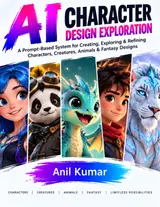 AI CHARACTER DESIGN EXPLORATION: A Prompt-Based System for Creating, Exploring & Refining Characters, Creatures, Animals & Fantasy Designs (English Edition)
