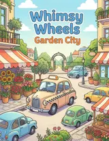 Whimsy Wheels Garden City: Colouring Fun