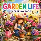 Garden Life Coloring Book: Cute and Cozy Garden Scenes with Bold & Easy Designs for Relaxation, Creativity, and Fun baixar o livro de graça