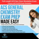 ACS General Chemistry Exam Prep Made Easy: College Chemistry Review, Study Guide & Workbook: Full ACS Test + Unlimited Access to Online Practice Quiz Bank (Made Easy Academy Series)
