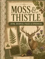 Moss & Thistle: Junk Journal Pages & Ephemera