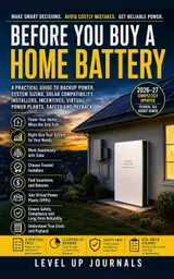 Before You Buy a Home Battery: A Practical Guide to Backup Power, System Sizing, Solar Compatibility, Installers, Incentives, Virtual Power Plants, Safety and Payback (English Edition)