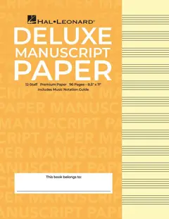 Deluxe Wirebound Super Premium Manuscript Paper (Gold Cover) Baixar grátis
