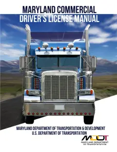Maryland Commercial Driver’s License Manual Baixar grátis