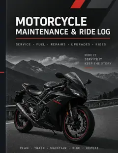 Motorcycle Maintenance & Ride Log: Maintenance, Service, Fuel, Repairs, Upgrades & Ride Tracking Baixar grátis